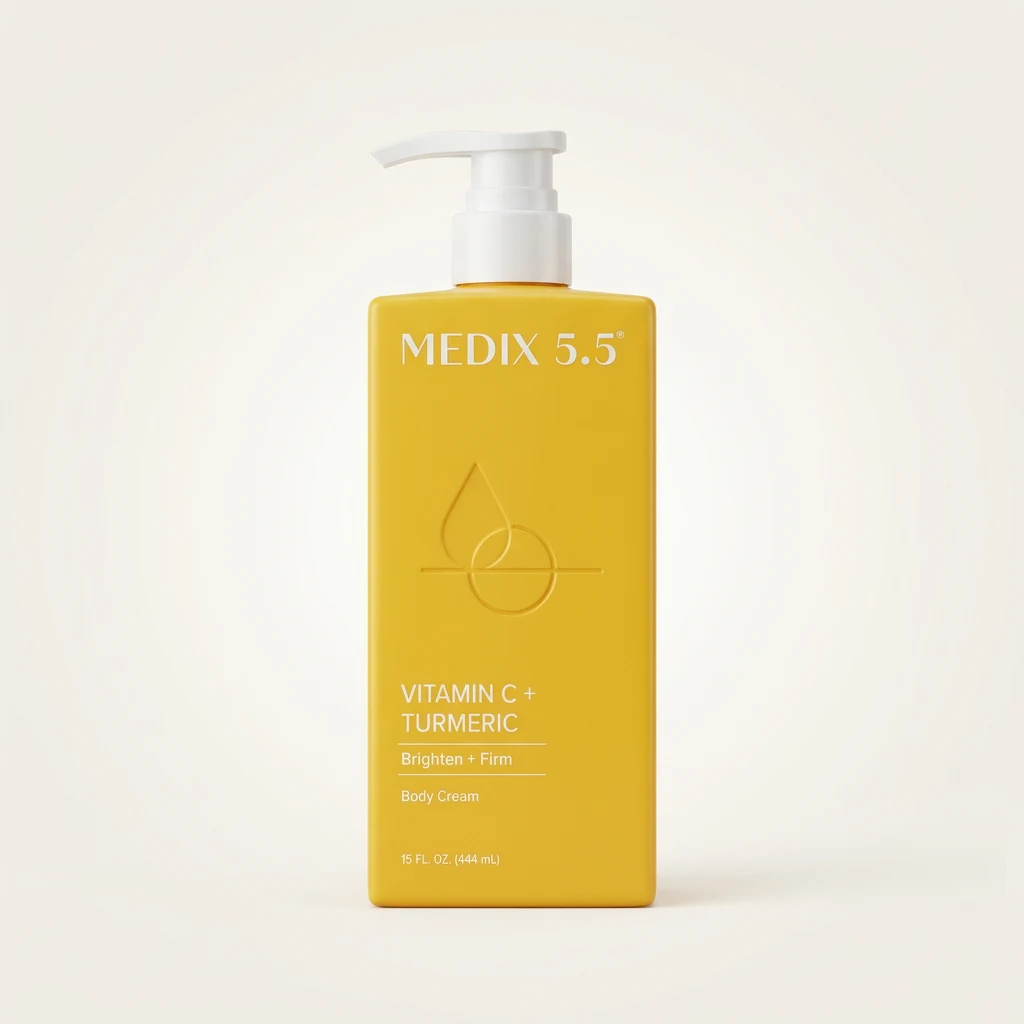 Crème corporelle Medix 5.5 Vitamine C Curcuma Brighten + Firm 444 ml