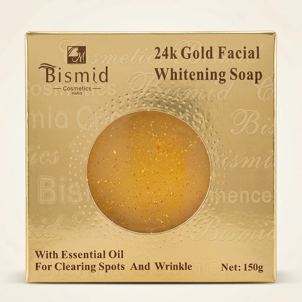 Savon visage éclaircissant Bismid Or 24K 150 g