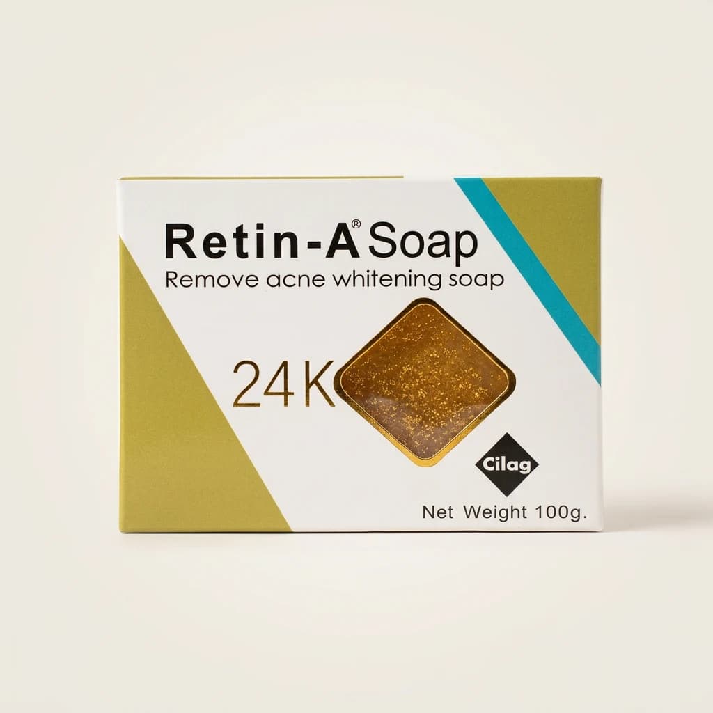 Savon anti-acné éclaircissant Retin-A 24K 100 g