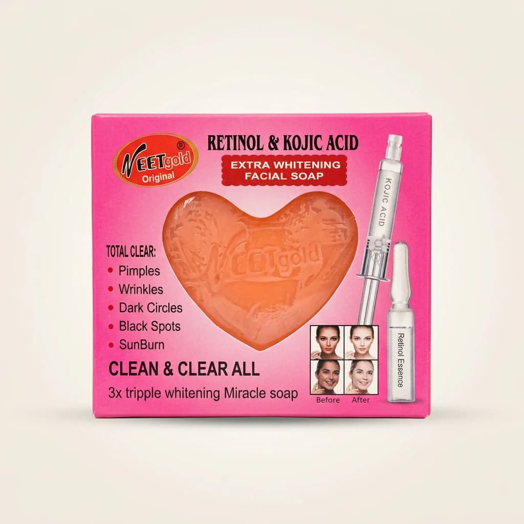 Savon visage extra éclaircissant Veet Gold Rétinol et Acide kojique