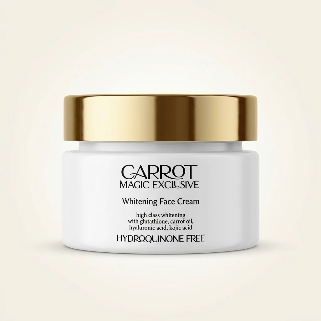 Crème visage éclaircissante Carrot Magic Exclusive Glutathion Carotte