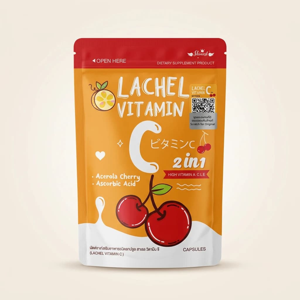 Complément Lachel Vitamine C 2 en 1 Acérola 60 gélules