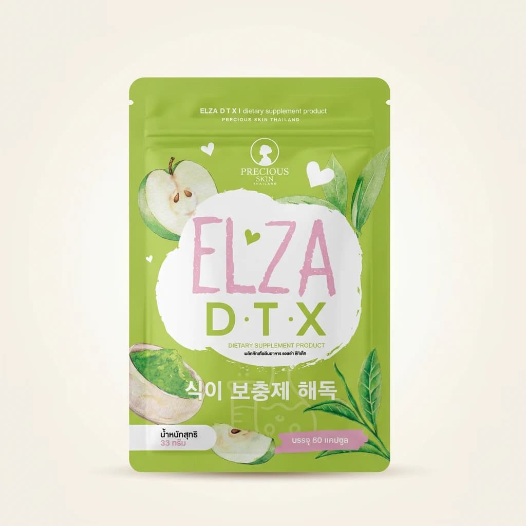 Complément détox Precious Skin Elza DTX 60 gélules