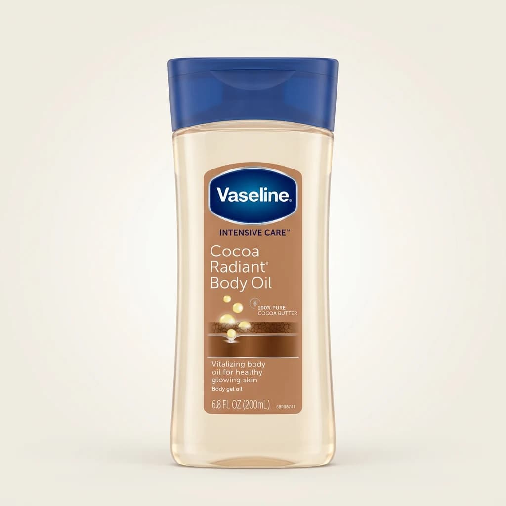 Huile gel corporelle Vaseline Intensive Care Cocoa Radiant 200 ml