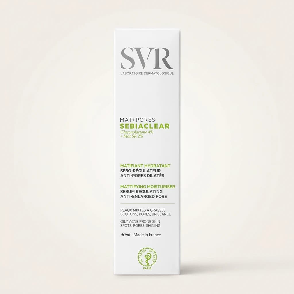 Soin matifiant hydratant SVR Sebiaclear Mat+Pores 40 ml