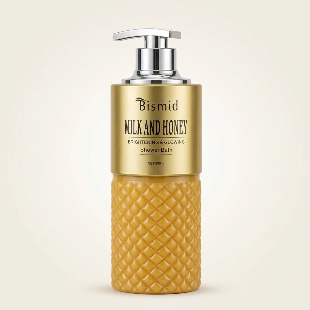 Gel douche éclat Bismid Lait et Miel 800 ml