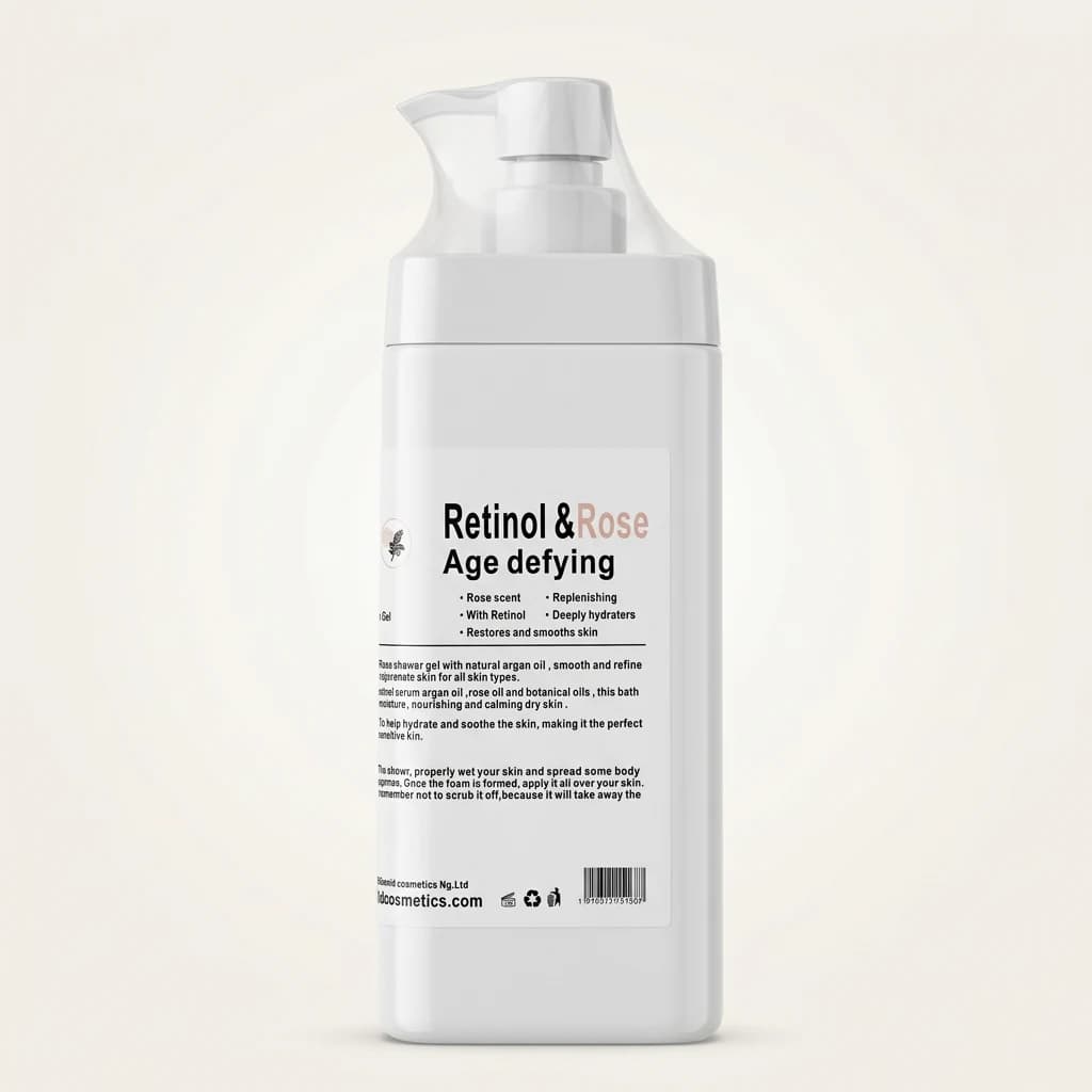 Gel douche anti-âge Bismid Rétinol et Rose