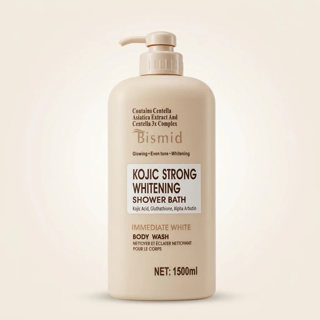 Gel douche éclaircissant Bismid Kojic Strong Whitening Centella 1500 ml
