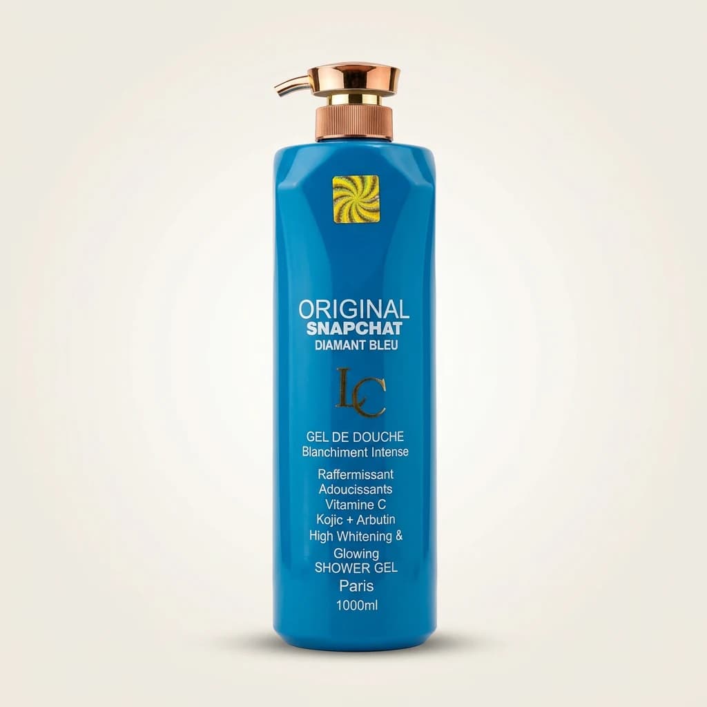 Gel douche blanchiment intense Original Snapchat Diamant Bleu Kojique Arbutine 1000 ml