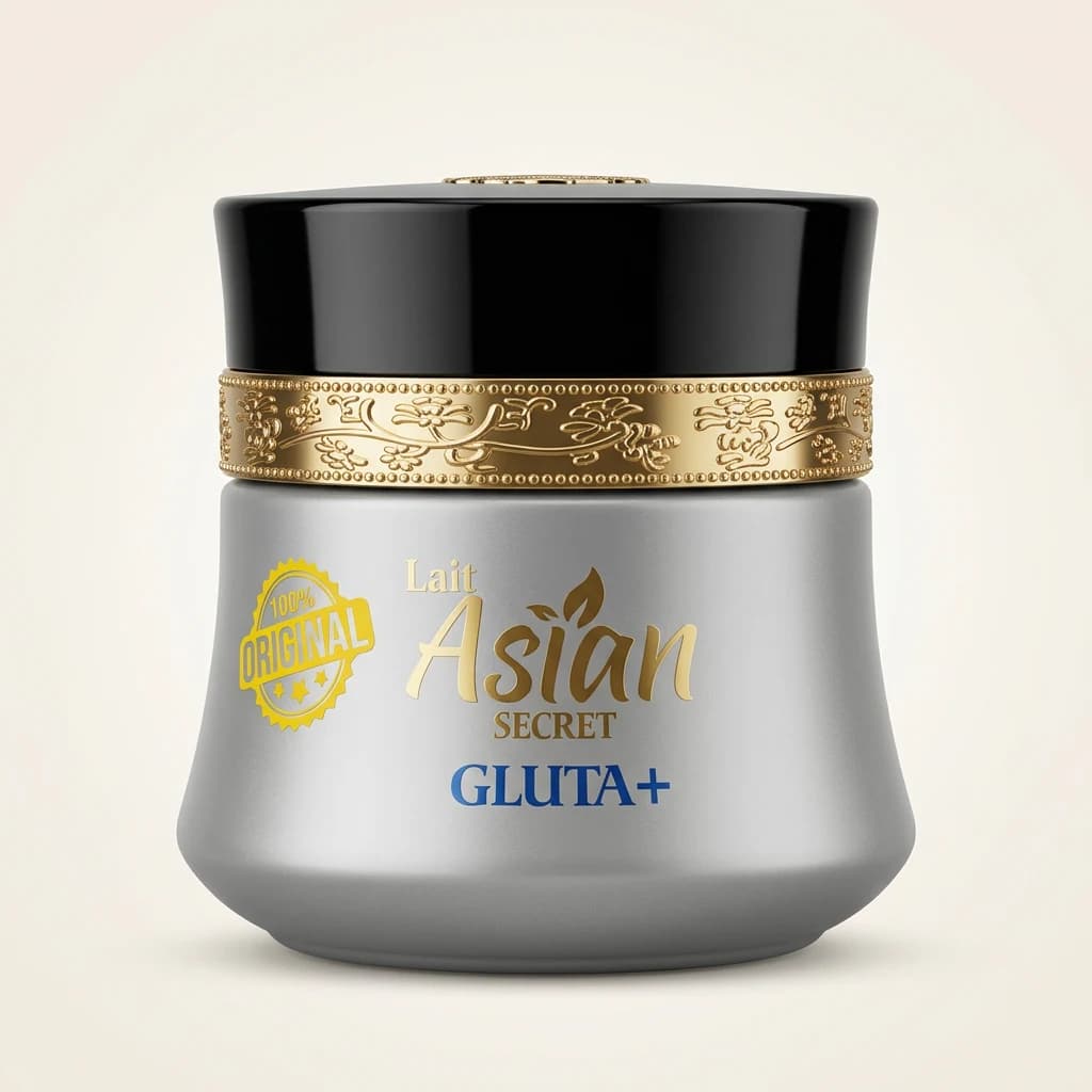 Crème éclaircissante Asian Secret Gluta+ pot argenté