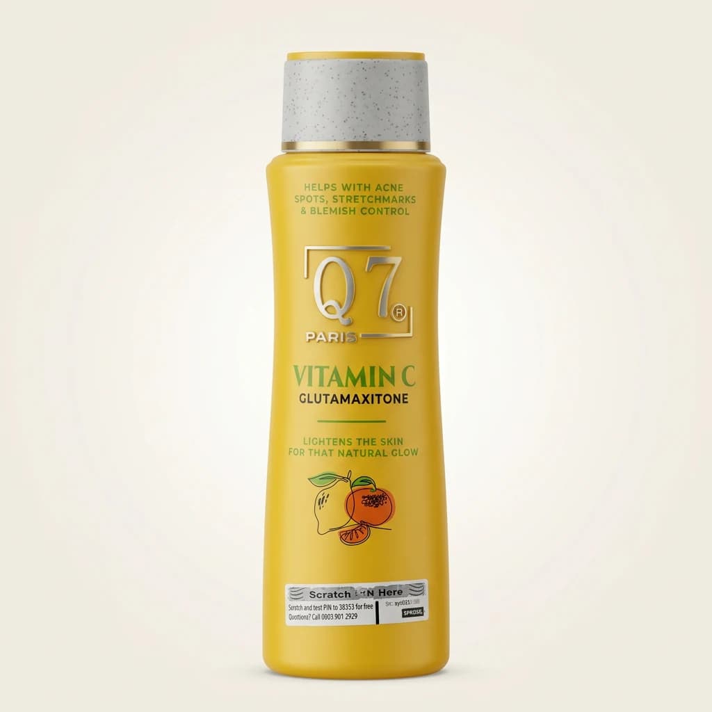 Lotion éclaircissante Q7 Paris Vitamine C Glutamaxitone