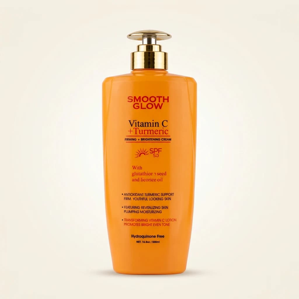 Lait corporel Smooth Glow Vitamin C + Turmeric Firming + Brightening Cream 500 ml