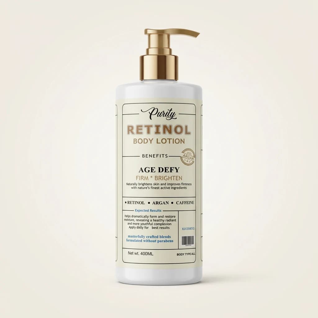 Lait corporel Purity Retinol Body Lotion Age Defy 400 ml