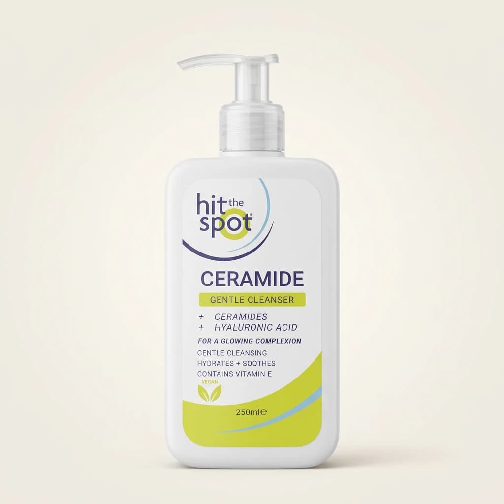 Nettoyant doux Hit the Spot Céramides Acide hyaluronique 250 ml