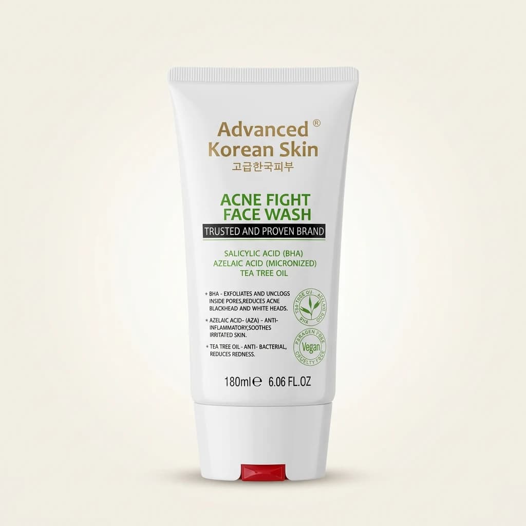 Nettoyant visage anti-acné Advanced Korean Skin Acne Fight 180 ml