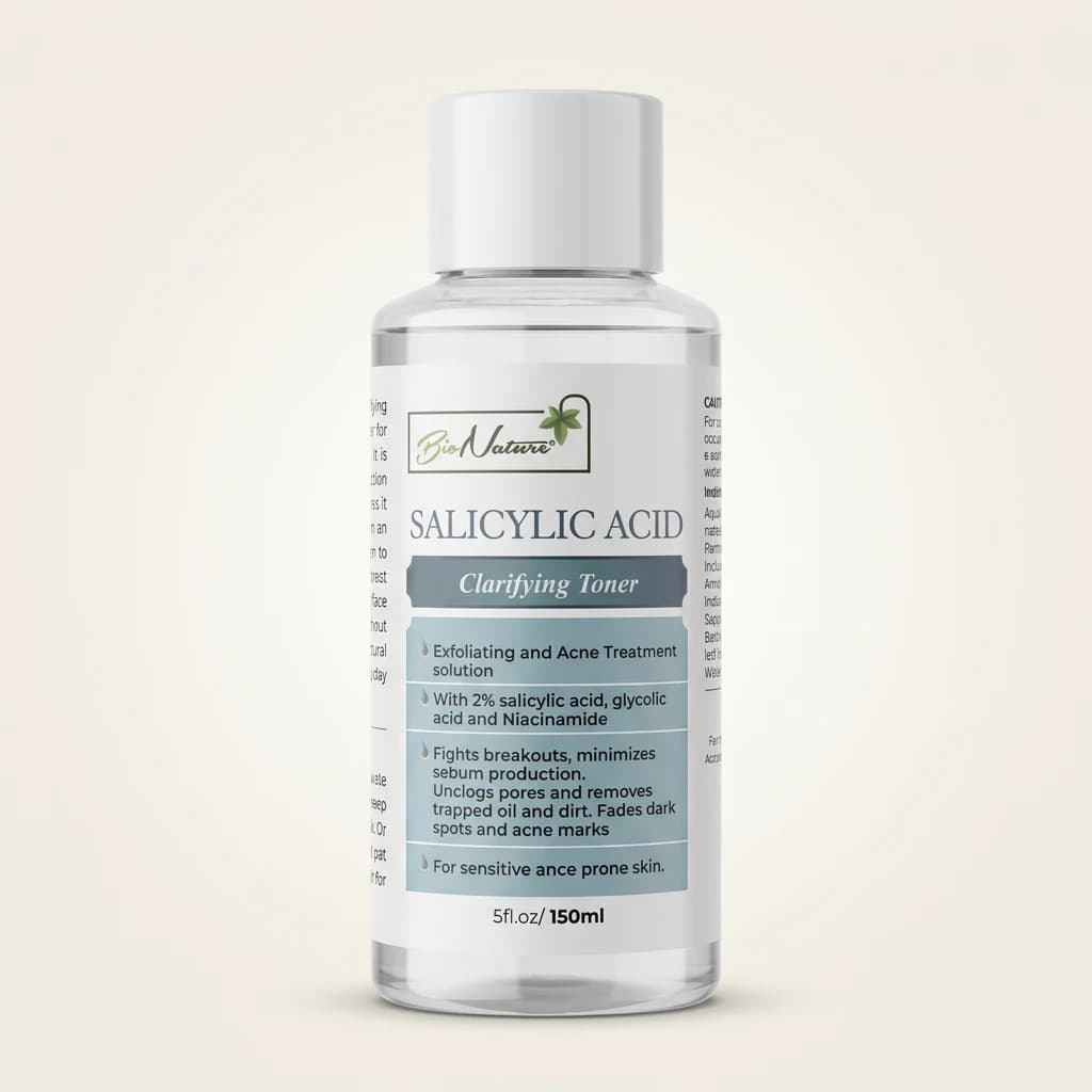 Tonique clarifiant Bio Nature Acide salicylique 2 % 150 ml