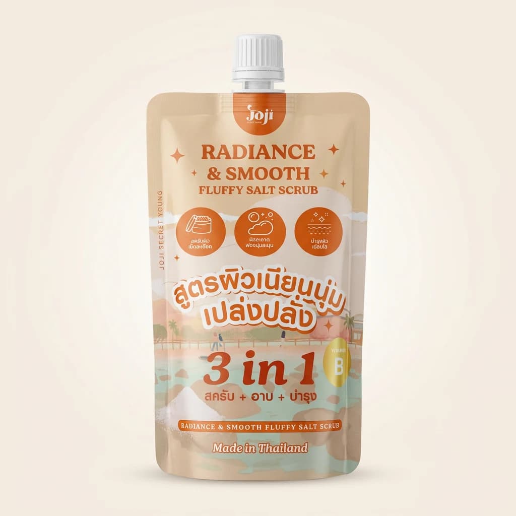Gommage au sel 3 en 1 Joji Secret Young Radiance & Smooth Vitamine E