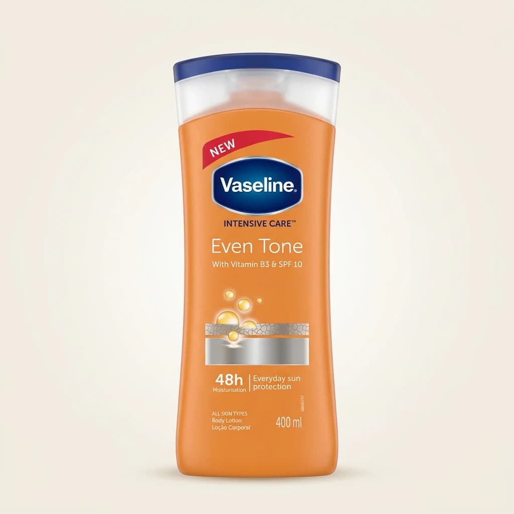 Lotion corporelle Vaseline Intensive Care Even Tone Vitamine B3 SPF 10 400 ml