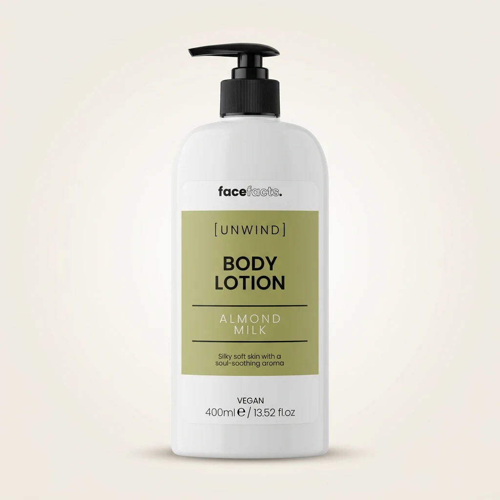 Lotion corporelle Face Facts Unwind Lait d'amande 400 ml