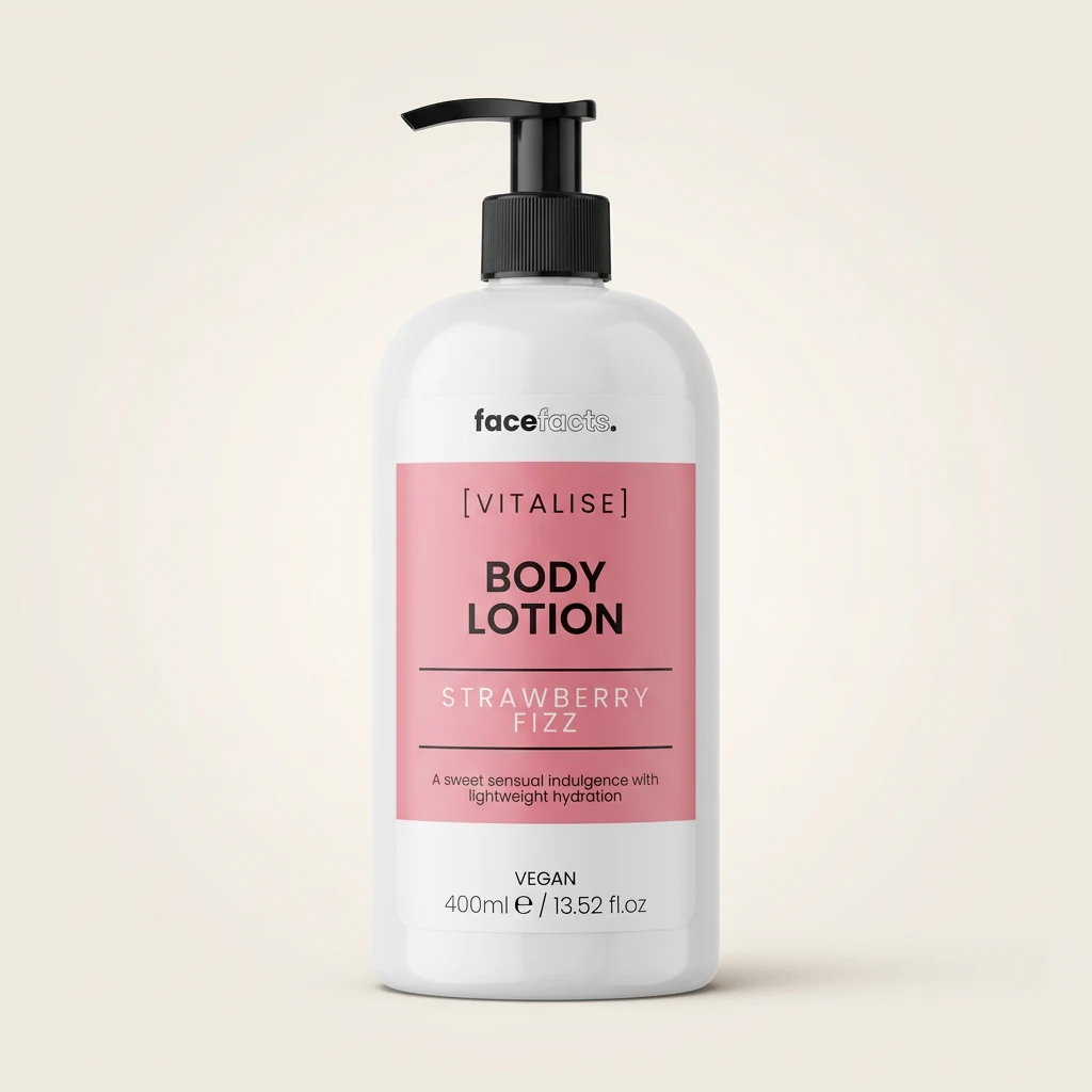 Lotion corporelle Face Facts Vitalise Strawberry Fizz 400 ml