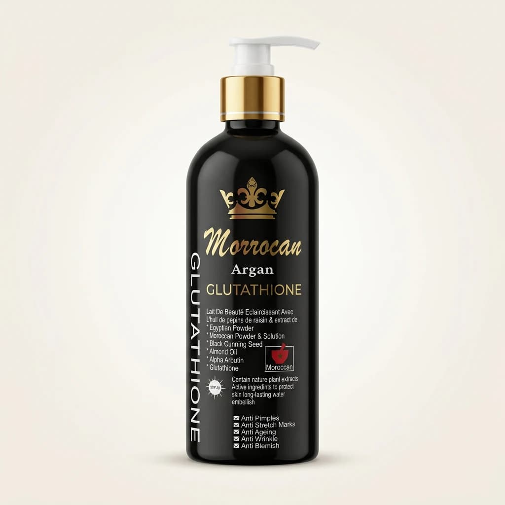 Huile éclat visage et corps Morrocan Argan 6 en 1 Vitamine C SPF 45 320 ml