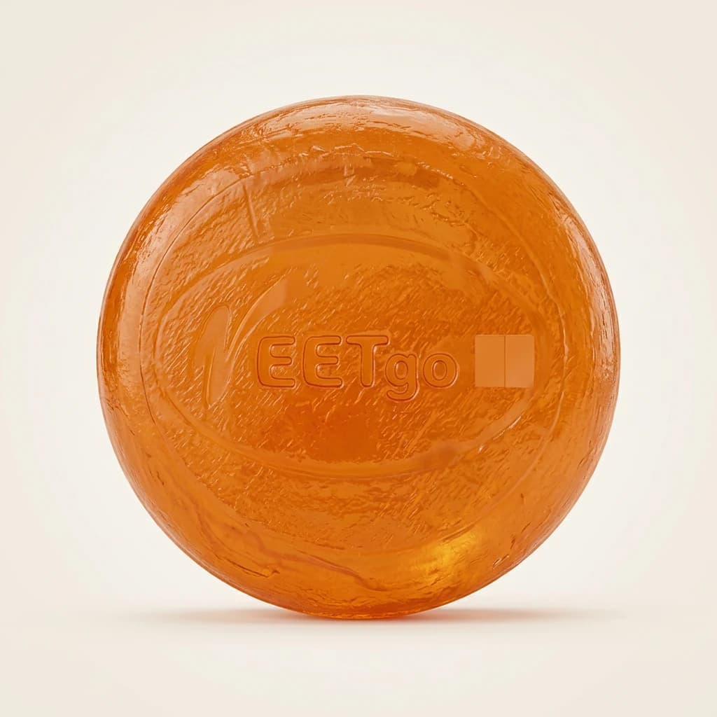 Savon visage Veet Gold ambré marron
